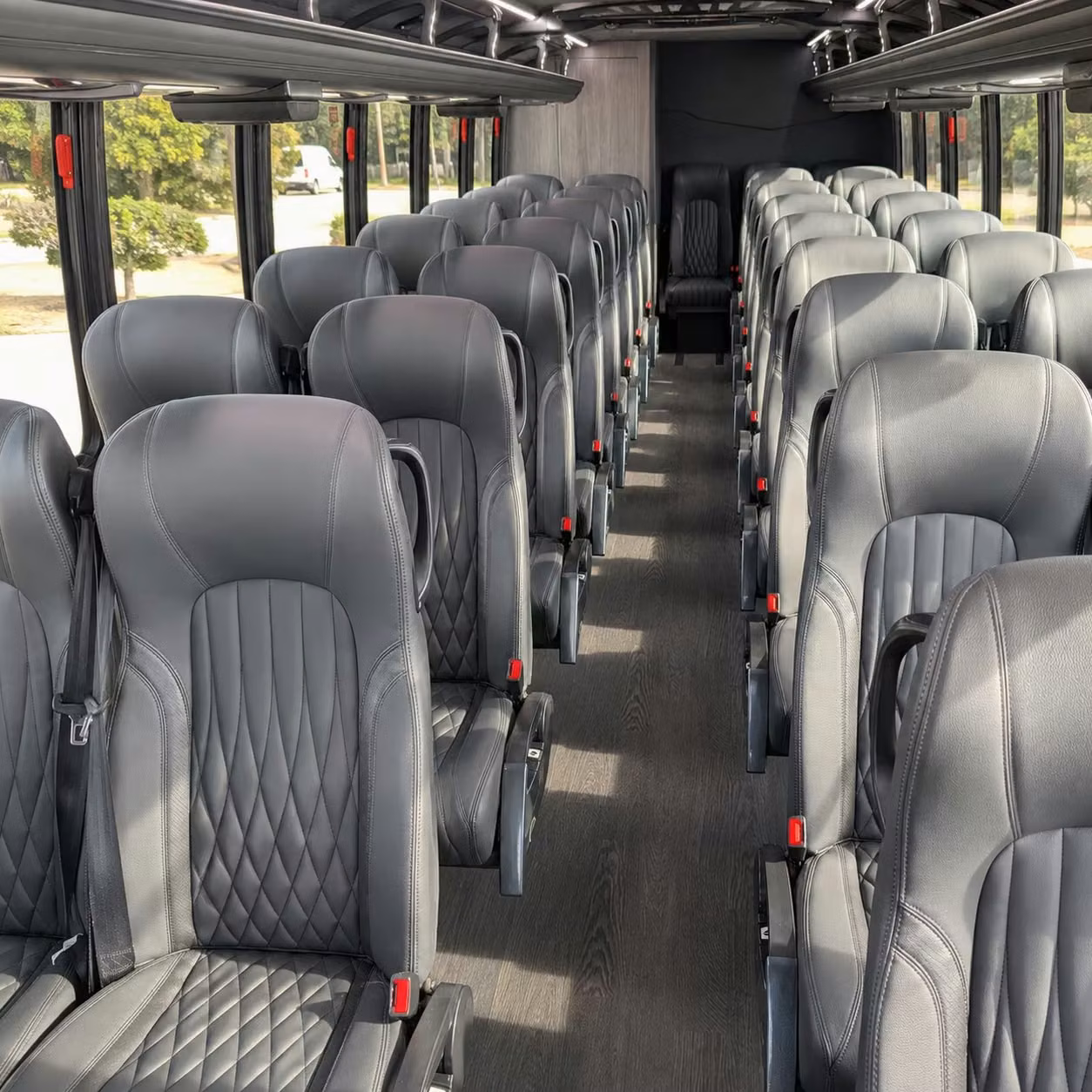 25 passenger minibus interior