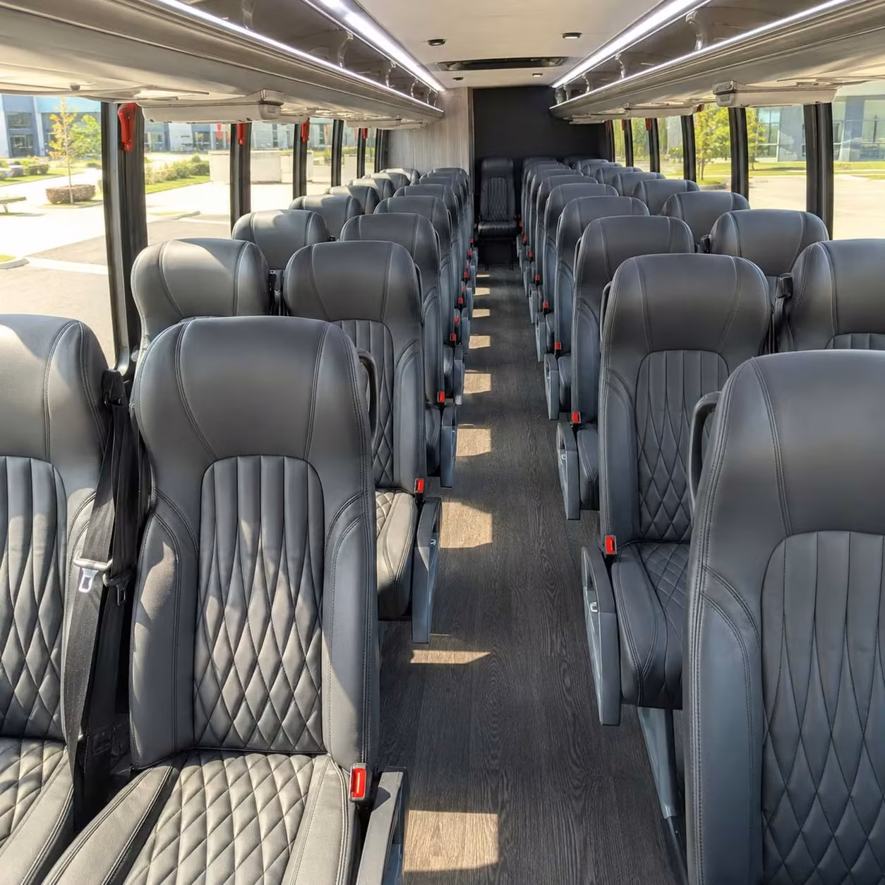 28 passenger minibus interior
