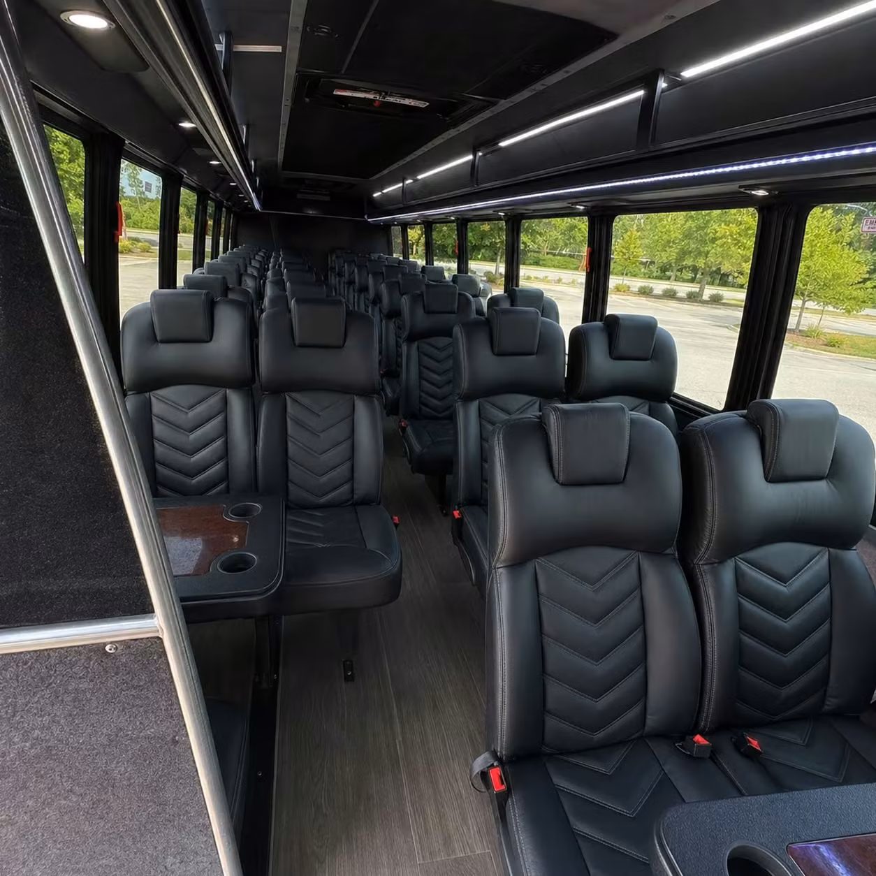 35 passenger minibus inside