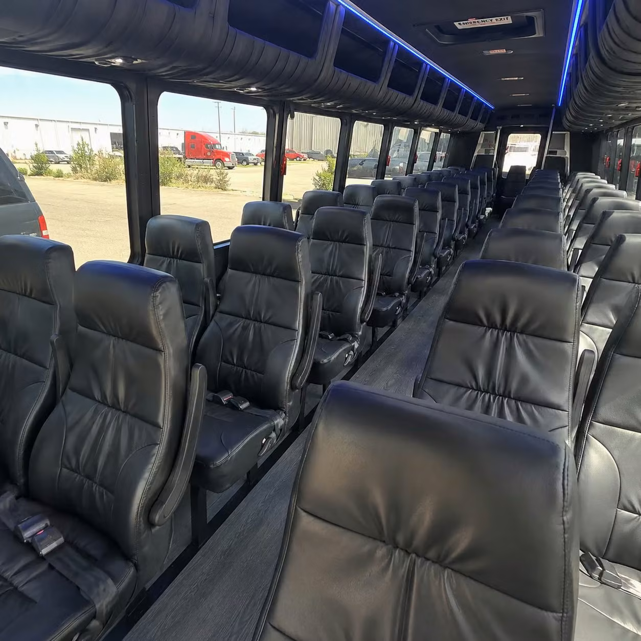 35 passenger minibus interior