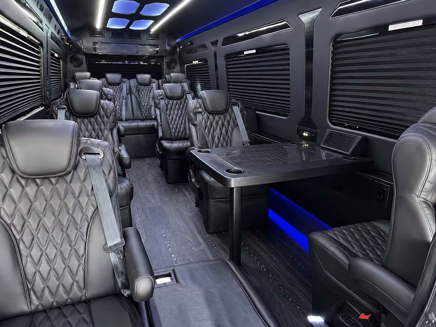sprinter van with driver interior
